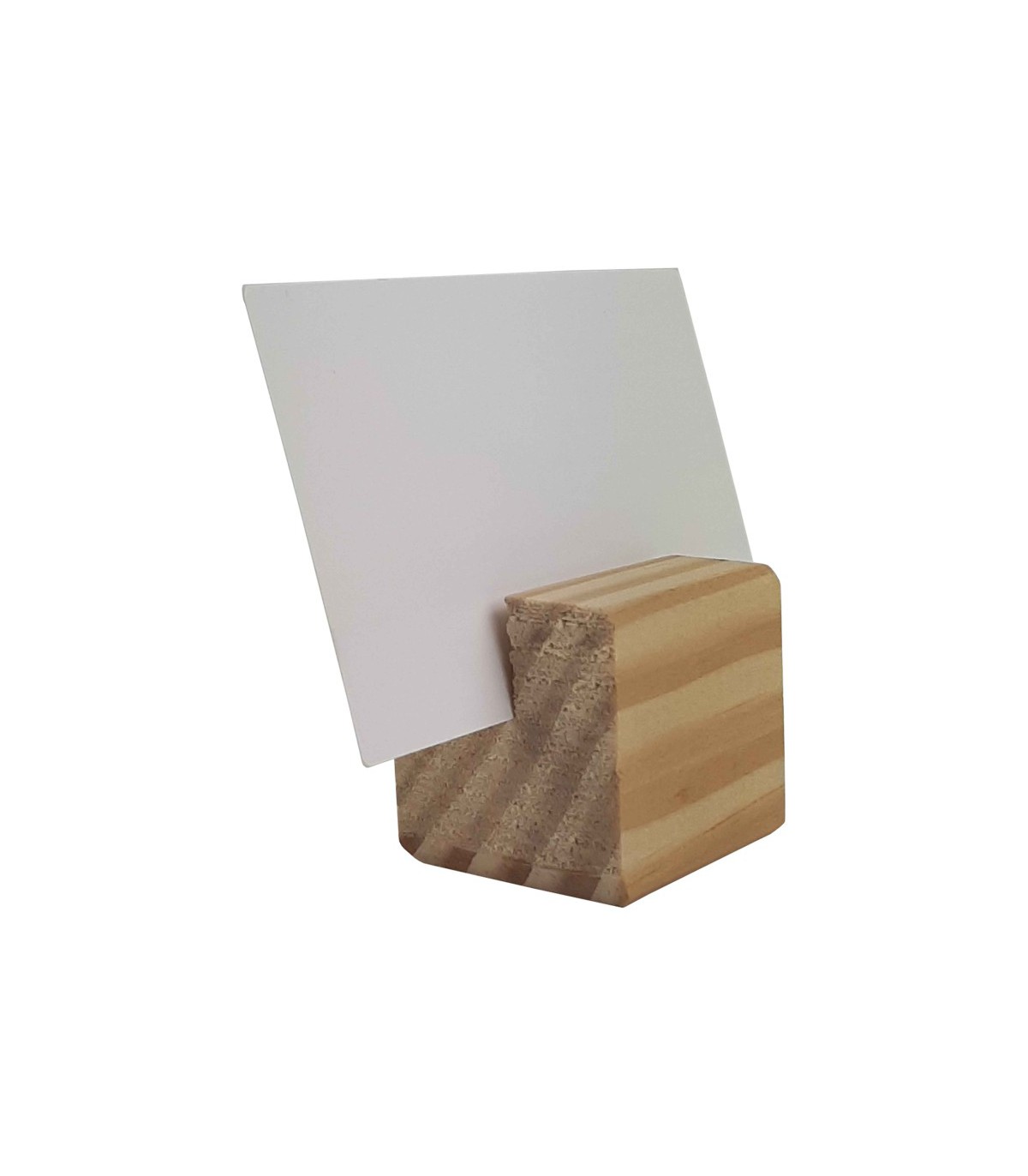 Socle cube en bois brut 3,6x3,6x3,6cm avec rainure inclinée - Lot de 10  Résultats page pour