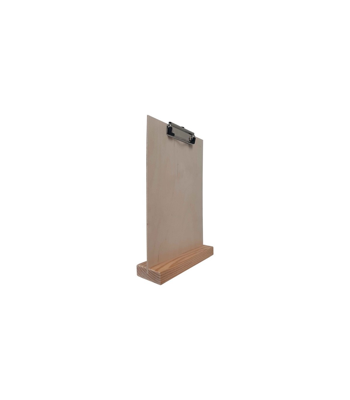 Porte-bloc à pince en bois - 32 x 47 cm - Porte menu - Creavea