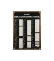 Panneau "TARIF DES CONSOMMATIONS" traditionnel format A1 avec fixation ventouses