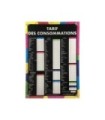 Panneau "TARIF DES CONSOMMATIONS" moderne format A1 avec fixation ventouses