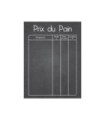 Panneau "PRIX DU PAIN" format A1