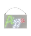 Enseigne lumineuse LED intérieur "Pizza" en plexi - Fabrication française